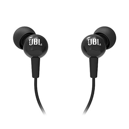 Asmitask JBL Wired Earphones with Mic, Pure Bass Sound (Black)