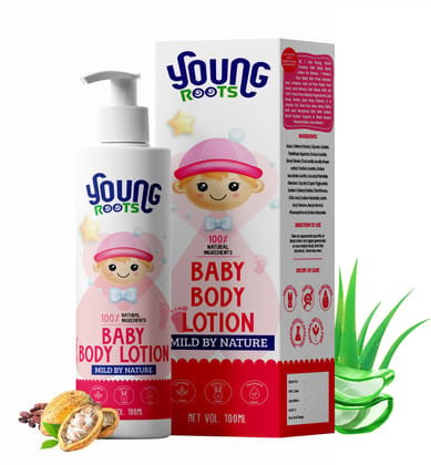 Young Roots Extra Soft Daily Moisturizing Lotion For Babies  (100 ml)
