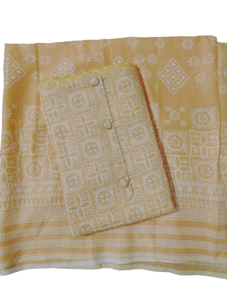 Women's Cotton Dress Material (Unstitched Salwar Suit)