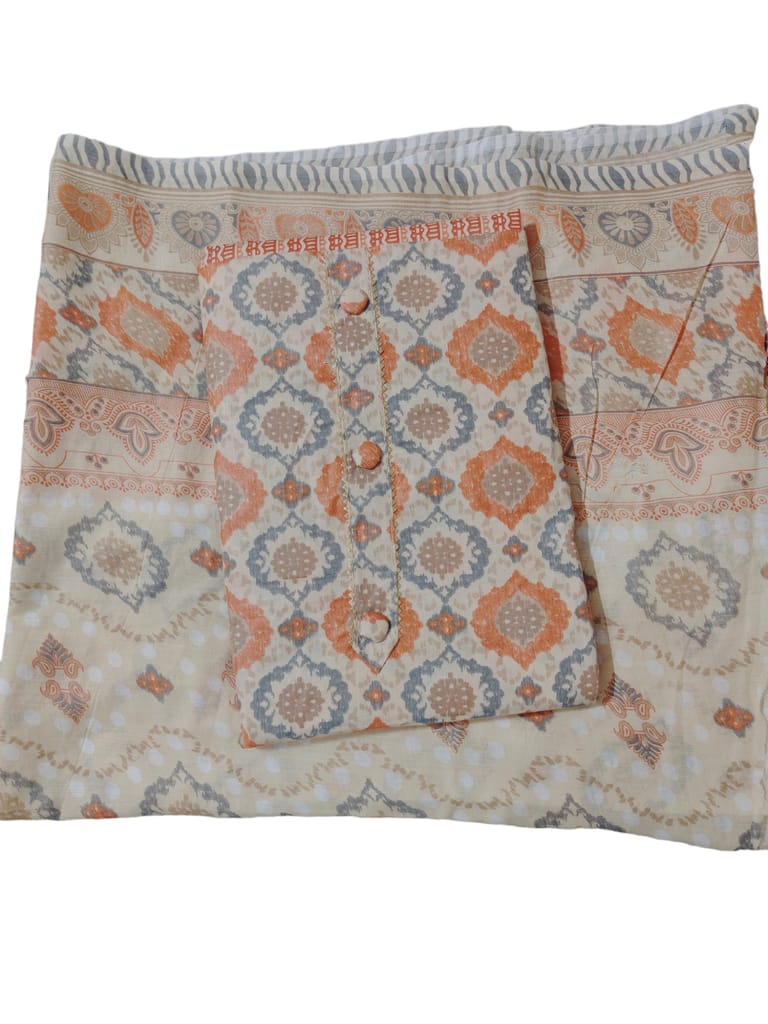 Women's Cotton Dress Material (Unstitched Salwar Suit)