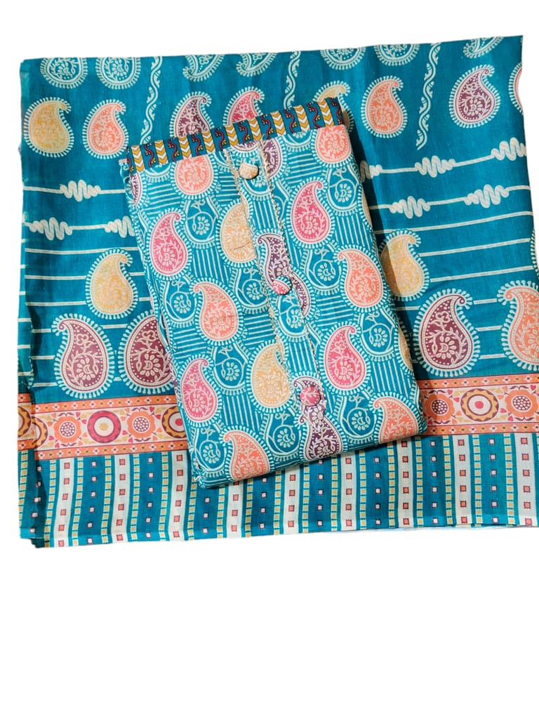 Women's Cotton Dress Material (Unstitched Salwar Suit)