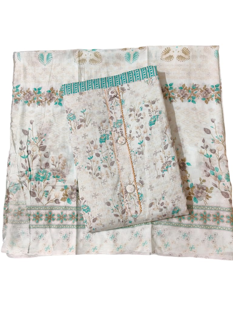 Women's Cotton Dress Material (Unstitched Salwar Suit)