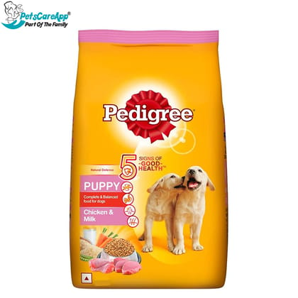 Pedigree Puppy Dry Dog Food Food, Chicken & Milk, 370 g Pack