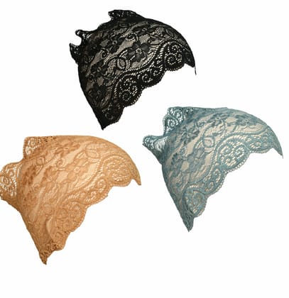Girls and Womens Hijab Cap Hijab Headband, Under Hijab Scarf Black Copper Brown and Grey Naqab Head Scarf (3 pcs) Girls and Womens Hijab Cap Hijab Headband, Under Hijab Scarf Black Copper Brown and Grey Naqab Head Scarf (3 pcs)