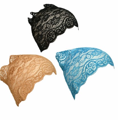 Girls and Womens Hijab Cap Hijab Headband, Under Hijab Scarf Black Copper Brown and Light Blue Naqab Head Scarf (3 pcs) Girls and Womens Hijab Cap Hijab Headband, Under Hijab Scarf Black Copper Brown and Light Blue Naqab Head Scarf (3 pcs)