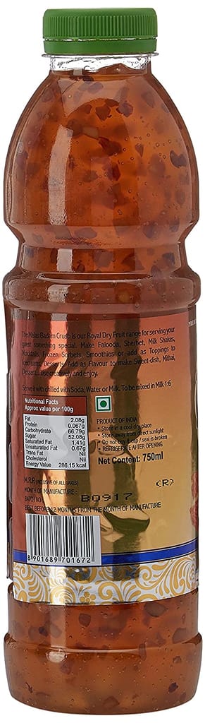 Malas Baddam Crush 750ml Pet Bottle