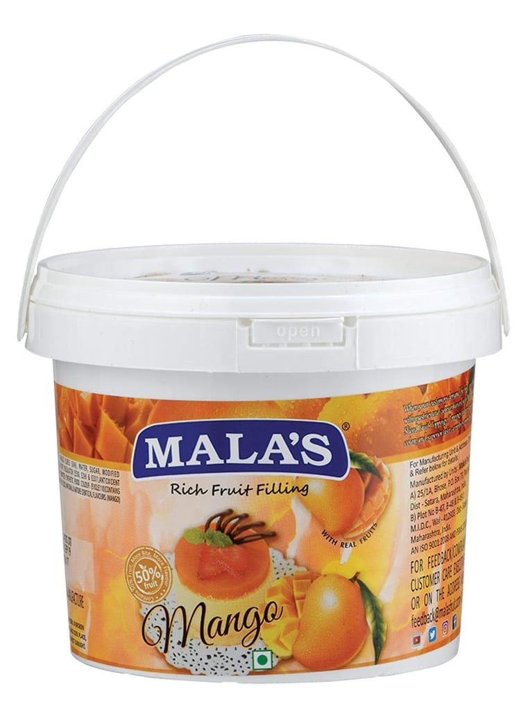 Malas Fruit Filling Mango 1 Kg Bucket