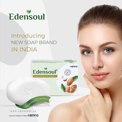 Edensoul Moisturizing & Vitamin E Soap Bar 100 g