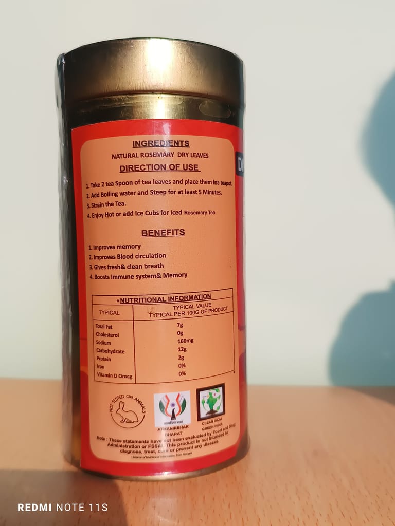 ORGANIC ROSEMARY TEA