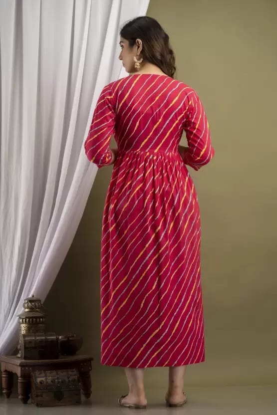 PALANI-HUB Women Maternity/Nursing Nighty (Red)