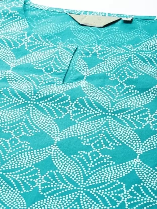 PALANI-HUB Women Viscose Rayon Kurta and Trousers Set-Blue