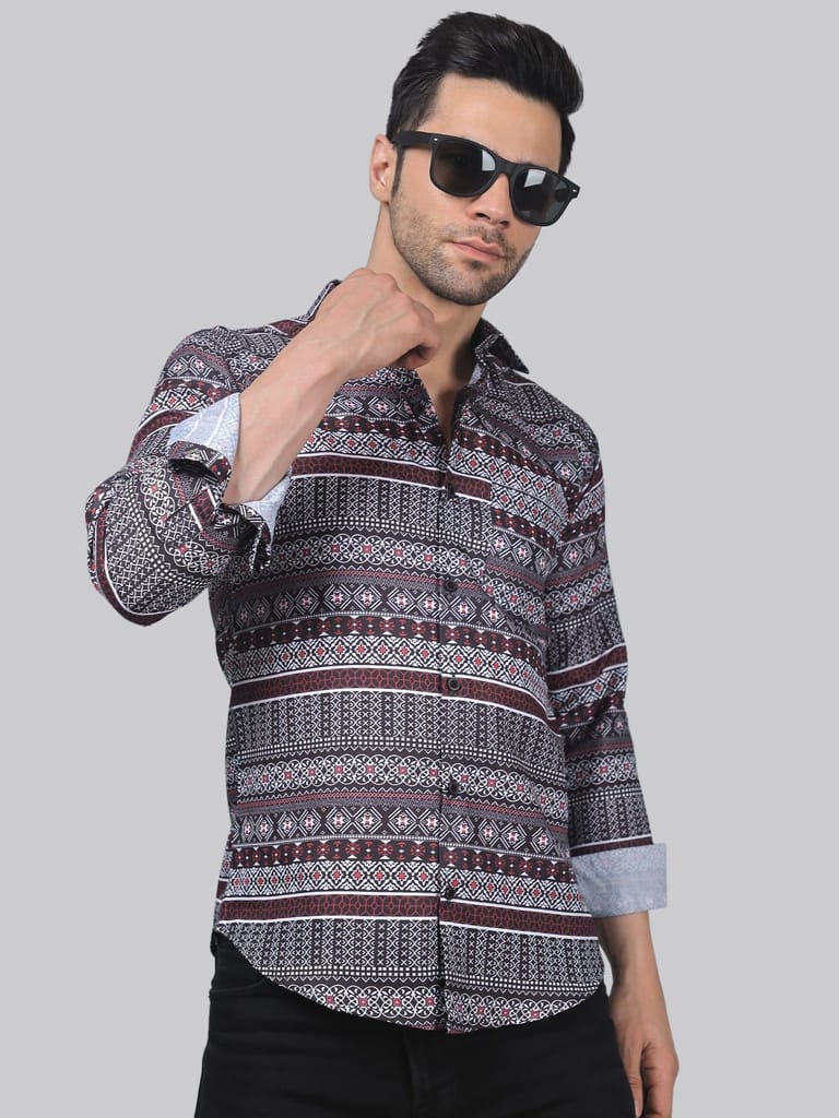 Sensational Printed Men's Shirt