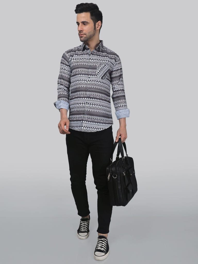 Pop-art Men's Printed Shirt