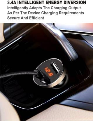 DUDAO 40.8 W Qualcomm 3.0 Turbo Car Charger (Black)