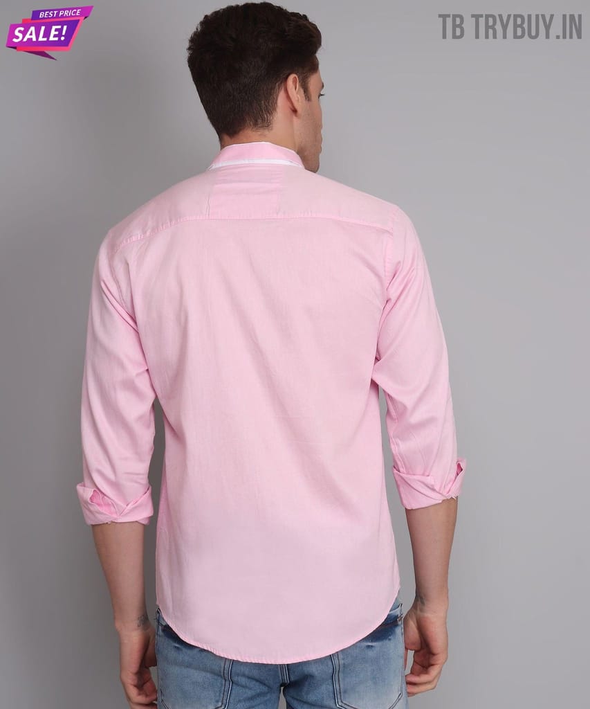 Pink Solid Shirt