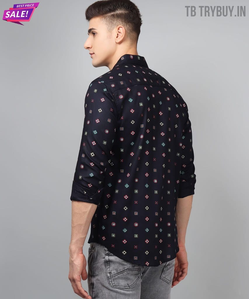 Fashionable Printed Cotton Shirt