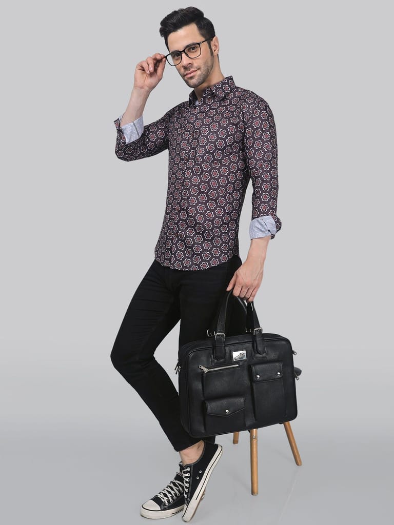 Temu Men's Printed shirt