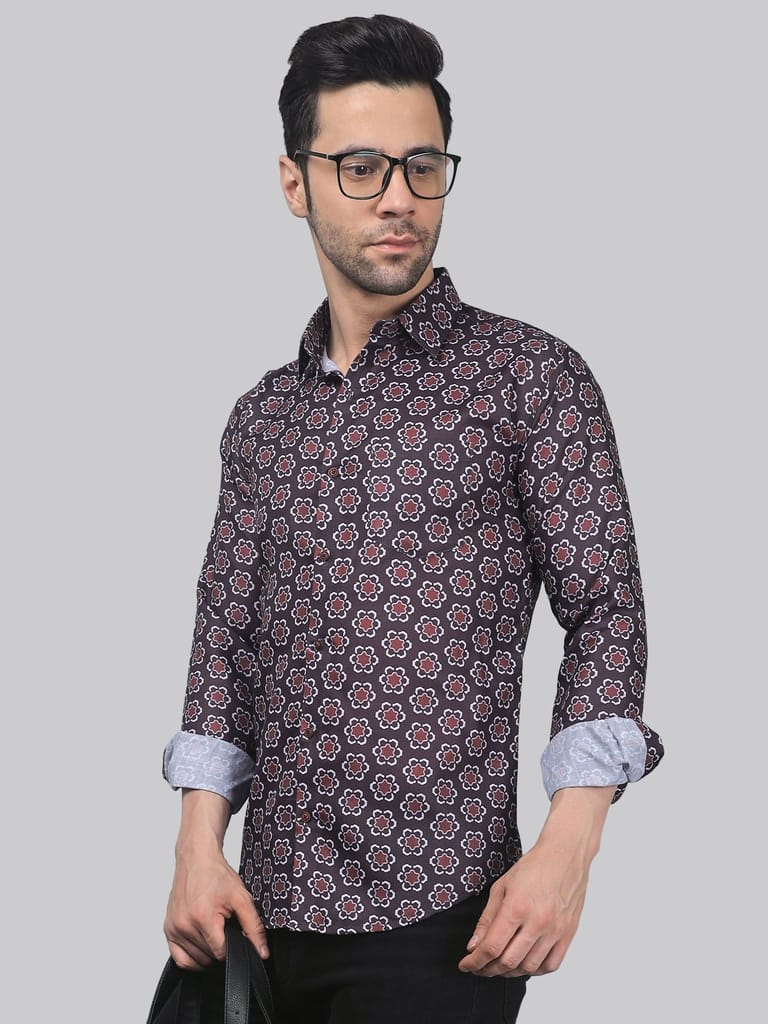 Temu Men's Printed shirt