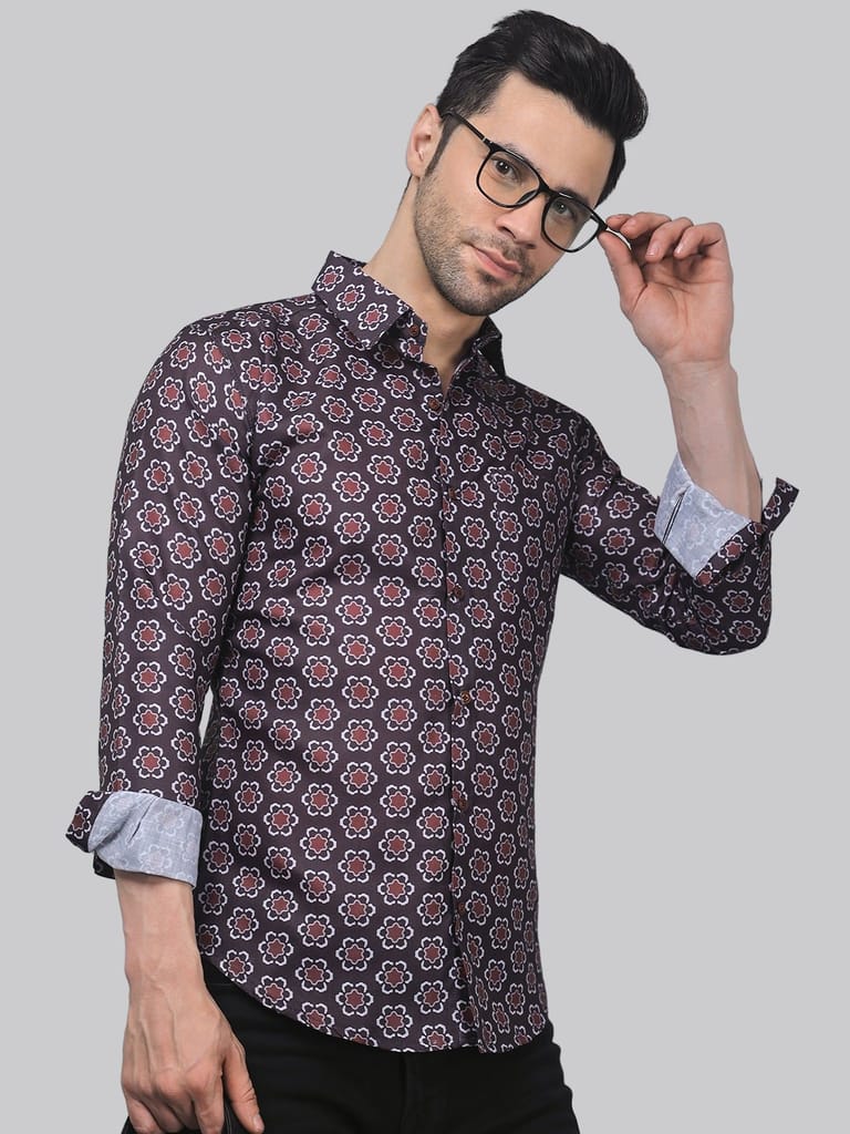 Temu Men's Printed shirt