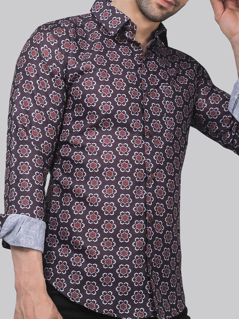 Temu Men's Printed shirt