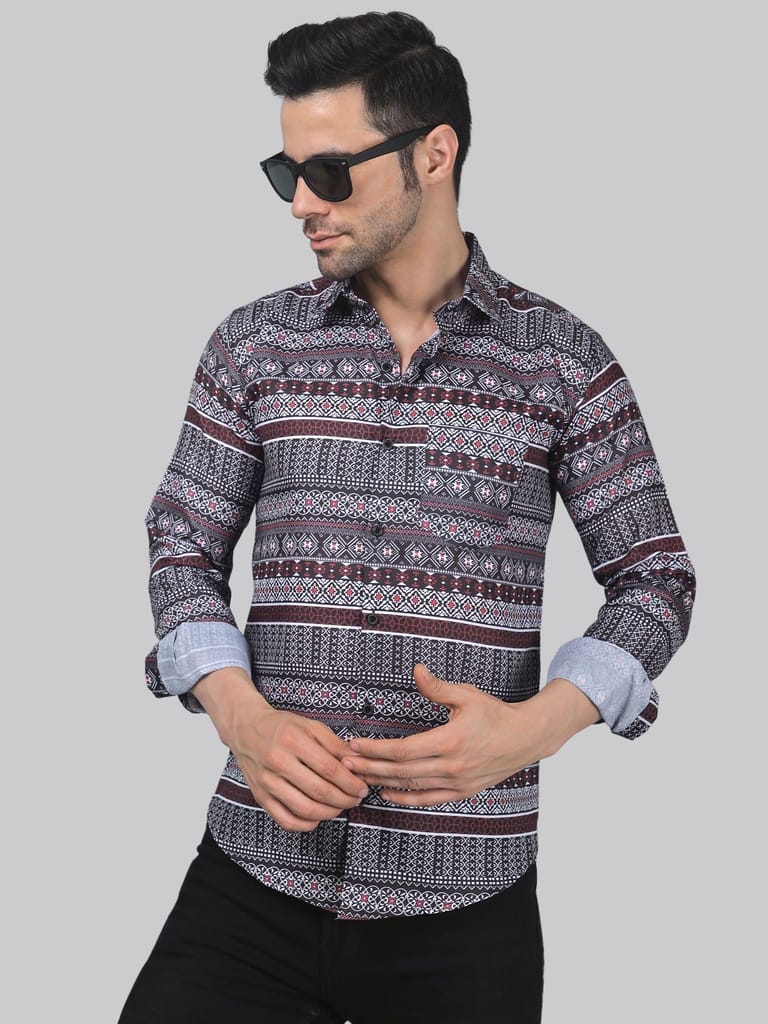 Sensational Printed Men's Shirt