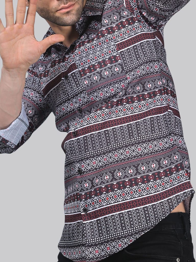 Sensational Printed Men's Shirt