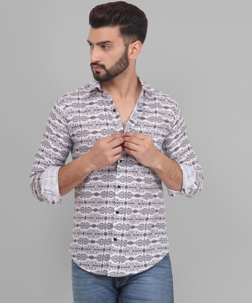 Luxe Printed Men's Shirt