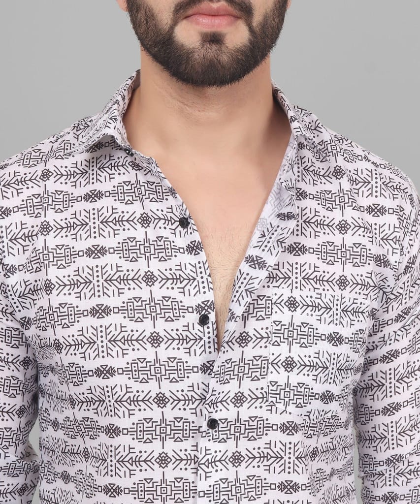 Luxe Printed Men's Shirt