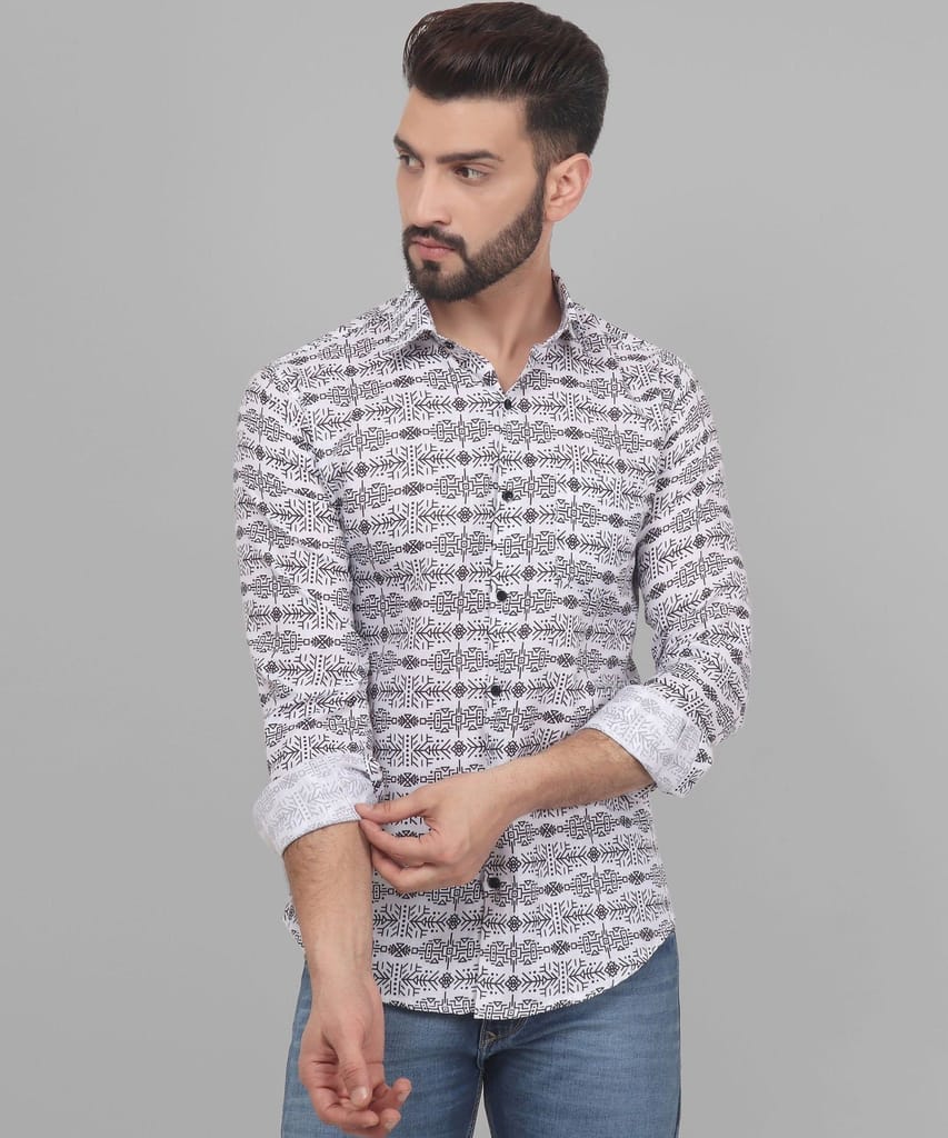 Luxe Printed Men's Shirt