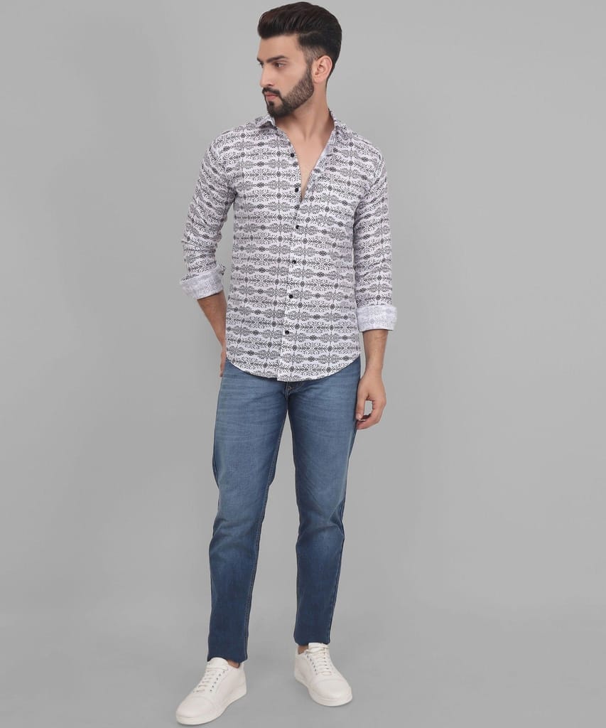 Luxe Printed Men's Shirt