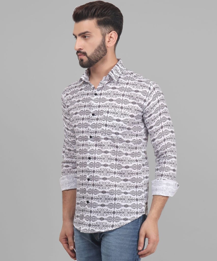 Luxe Printed Men's Shirt