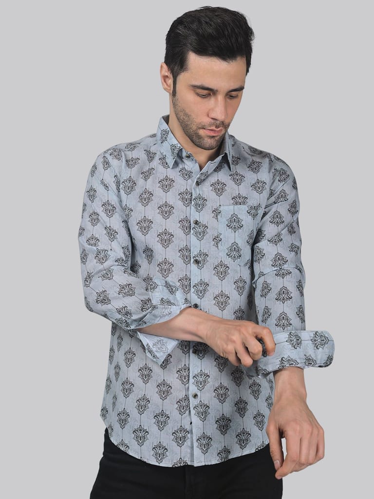 Flamingo Frenzy Men's Printed Shirt