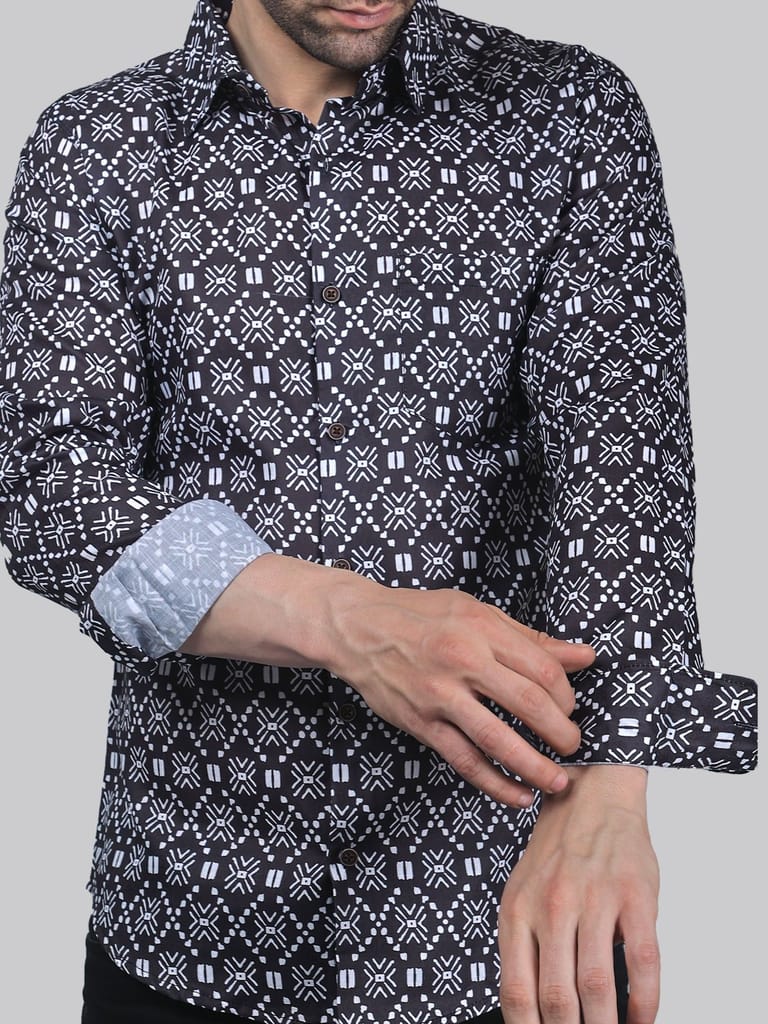 Floral Frenzy Men's Printed Shirt