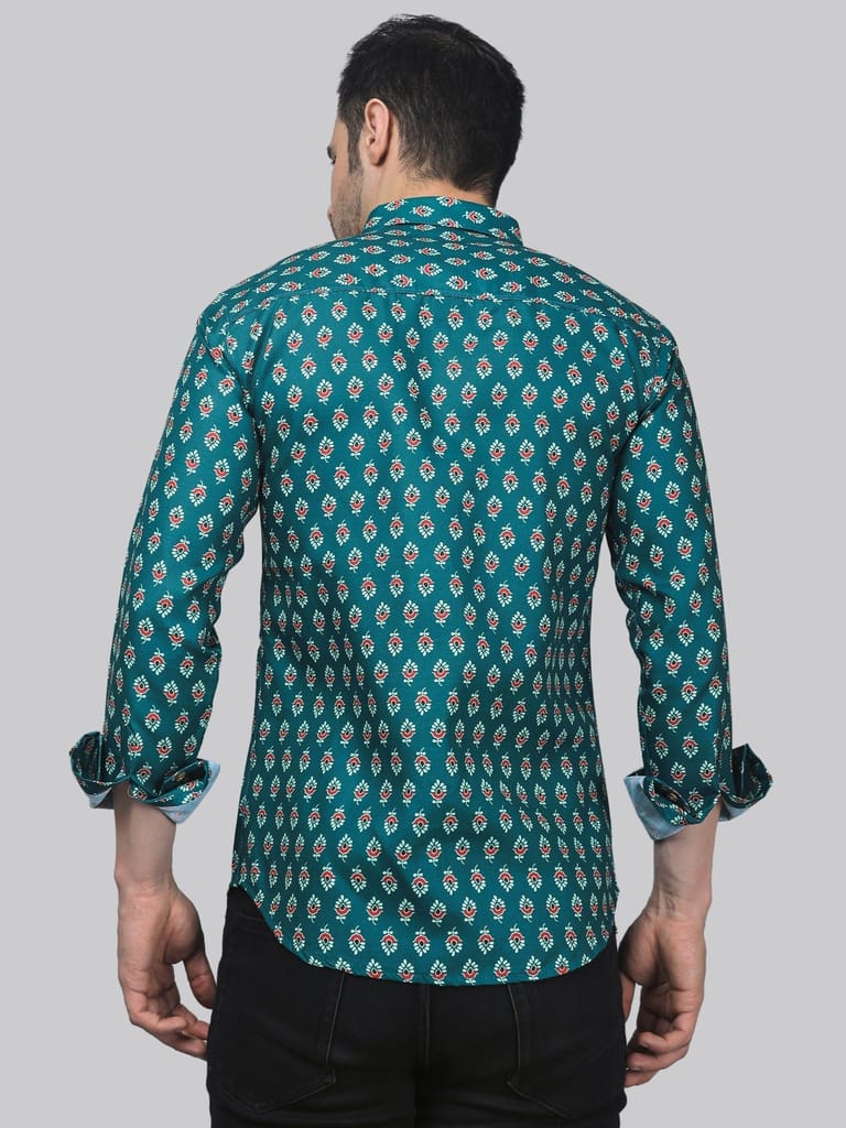 Coral Cavern Men's Printed Shirt