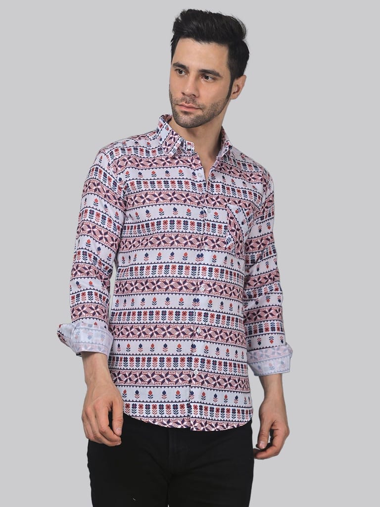 Starry Night Men's Printed Shirt