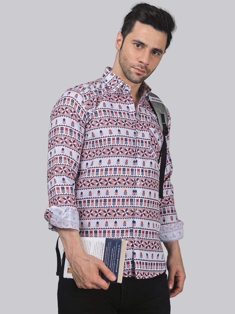 Starry Night Men's Printed Shirt