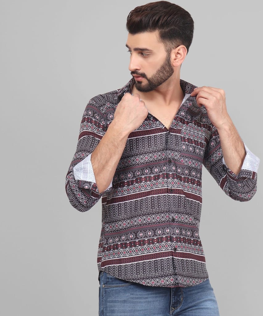 Fusion Men's Printed Shirt