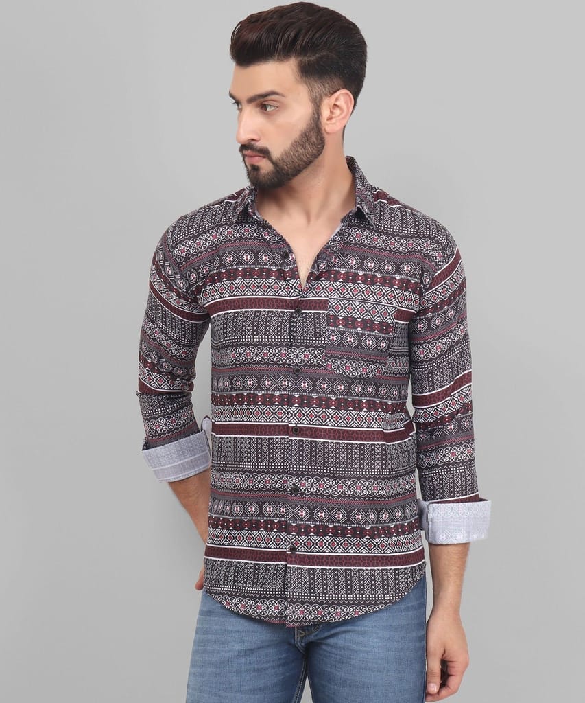 Fusion Men's Printed Shirt