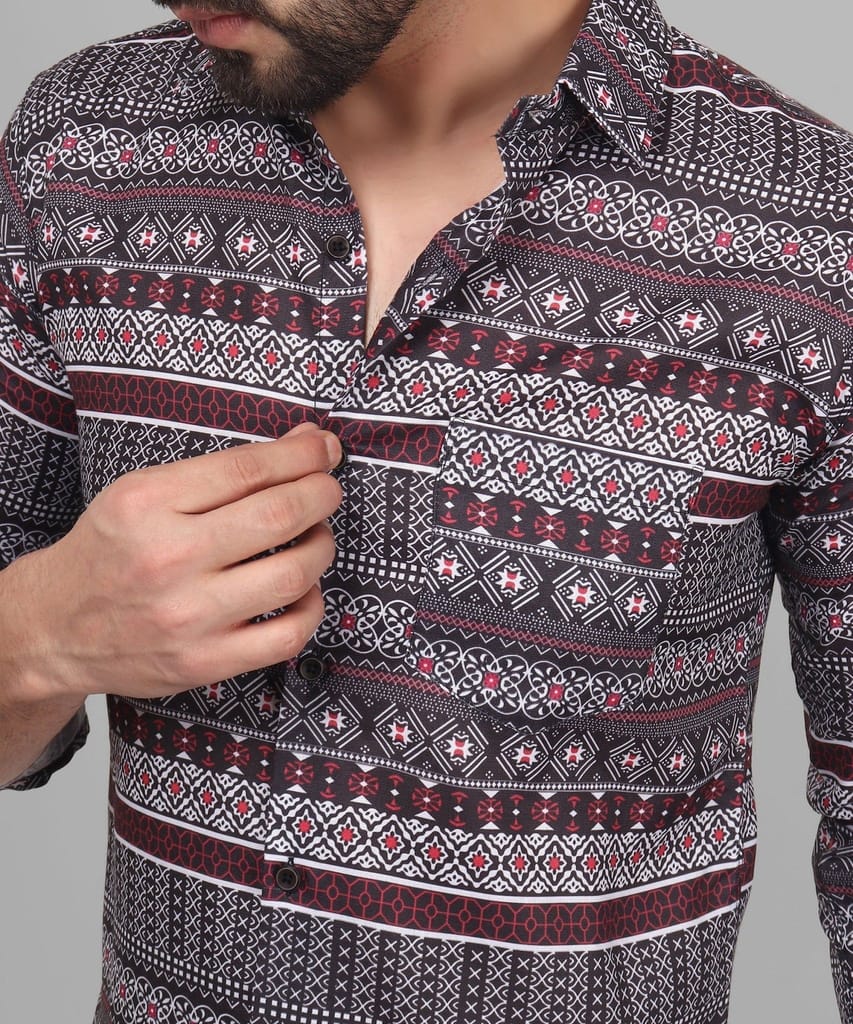 Fusion Men's Printed Shirt