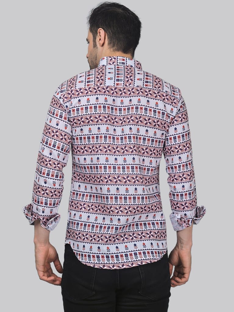 Starry Night Men's Printed Shirt