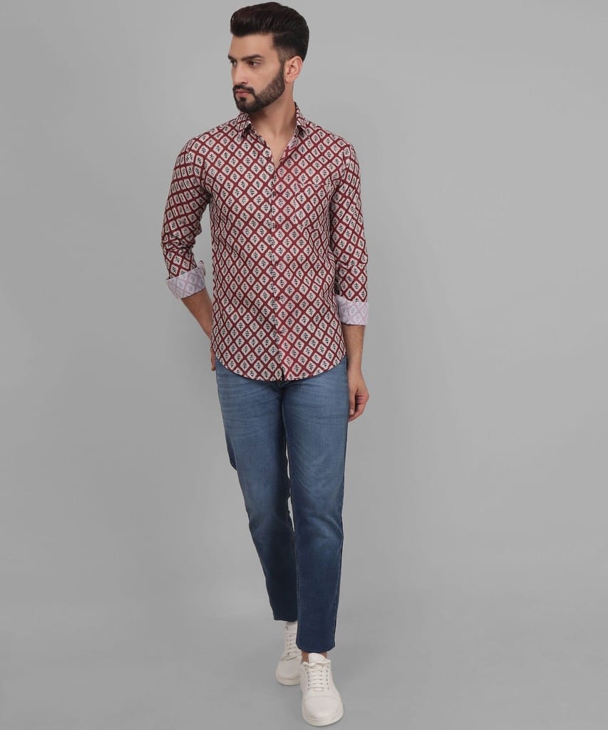 Renaissance Men's Printed Shirt