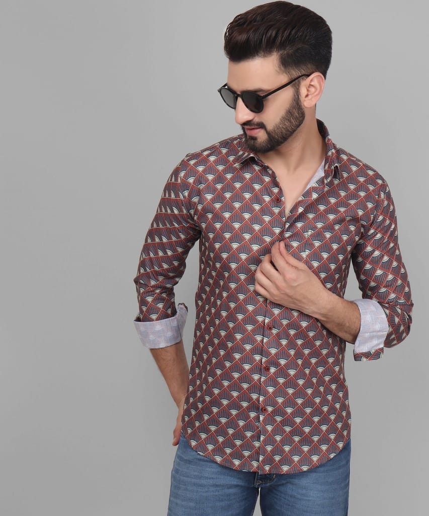 Flamboyant Men's Printed Shirt