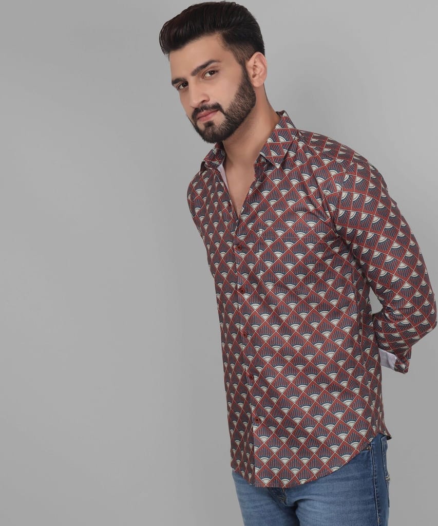 Flamboyant Men's Printed Shirt