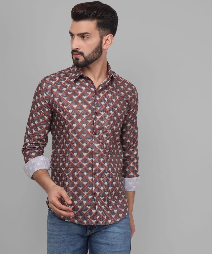 Flamboyant Men's Printed Shirt