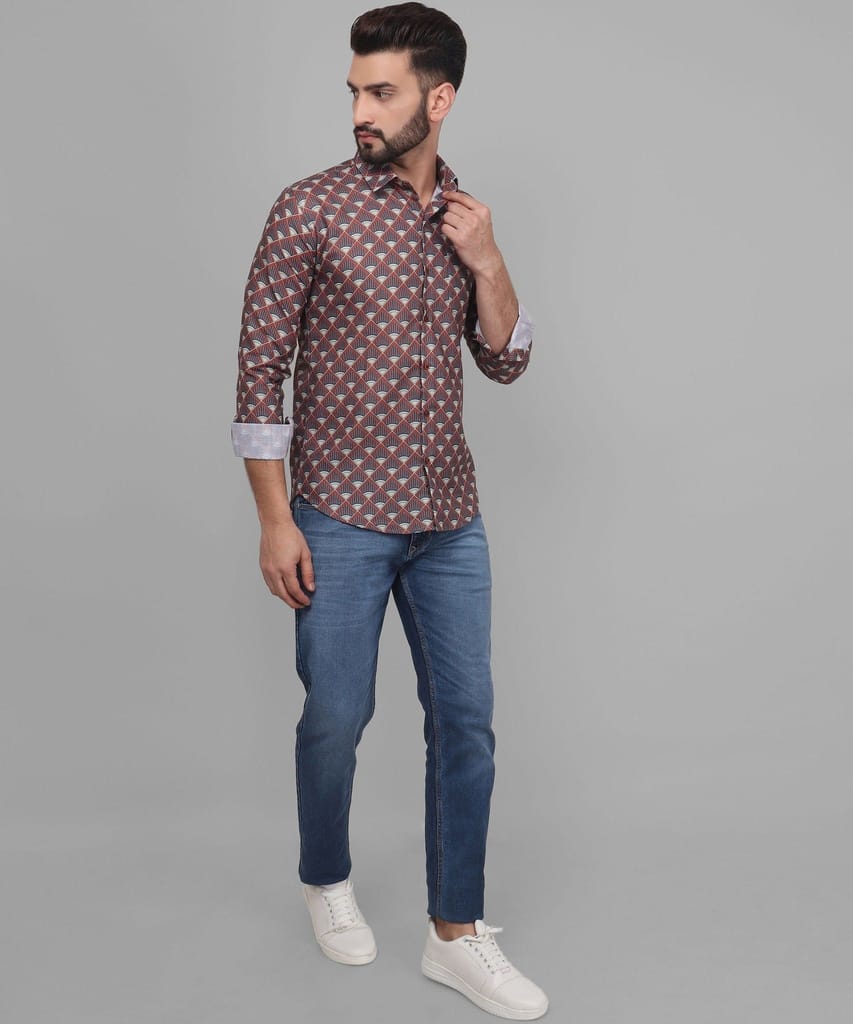 Flamboyant Men's Printed Shirt