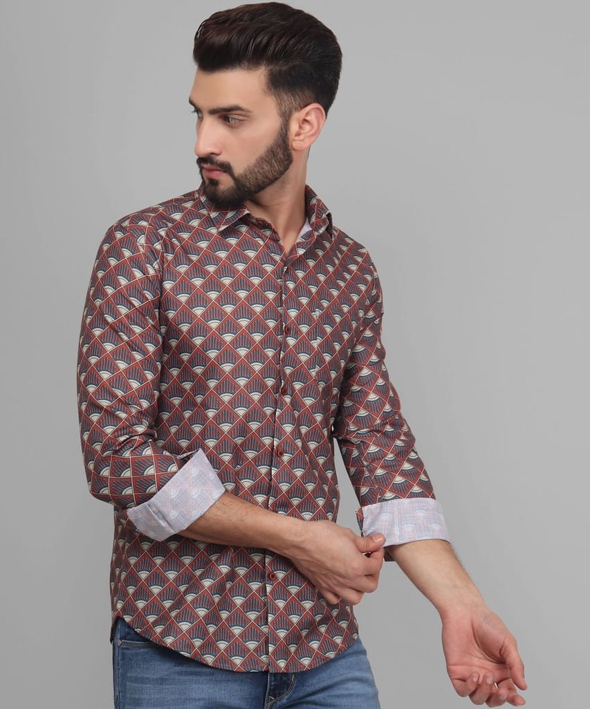 Flamboyant Men's Printed Shirt