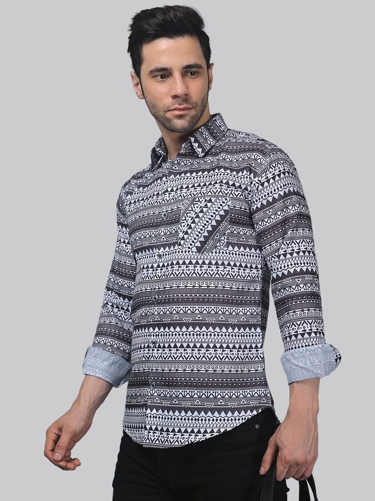 Pop-art Men's Printed Shirt