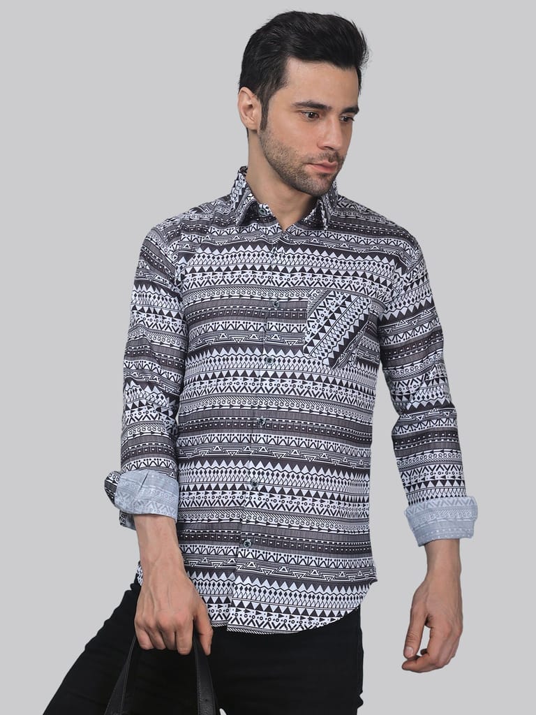 Pop-art Men's Printed Shirt