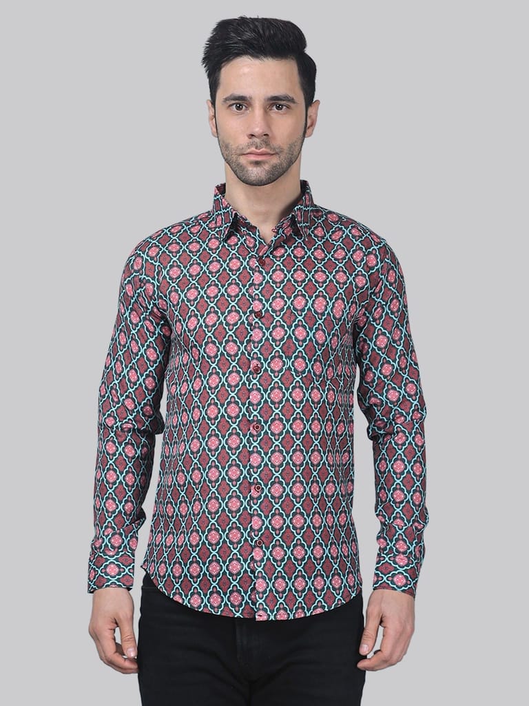 Avant-garde Men's Printed Shirt