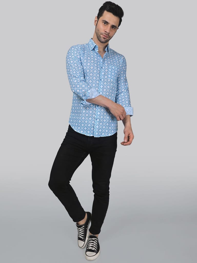 Glam-urban Men's Printed Shirt